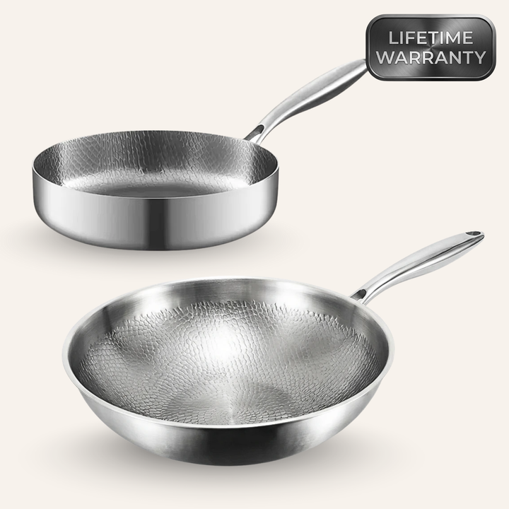 Ashcroft Titanium Wok & Deep Pan Bundle